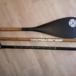 3-tlg Carbon Bambus Paddel  100% Carbon inkl. Hülle